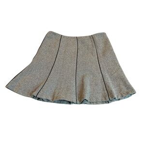 LRL wool blend flared skirt nwt